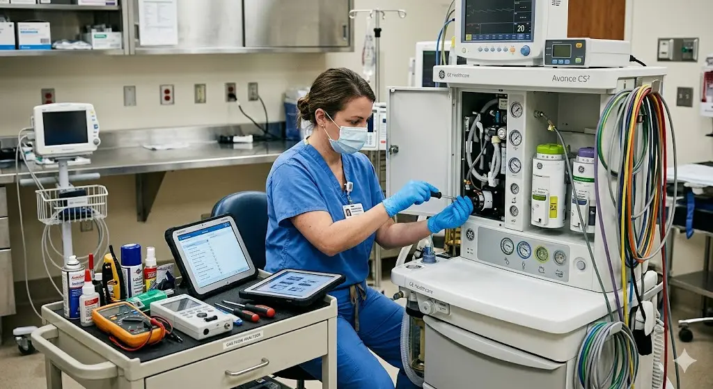 Kiểm tra và bảo dưỡng máy y tế