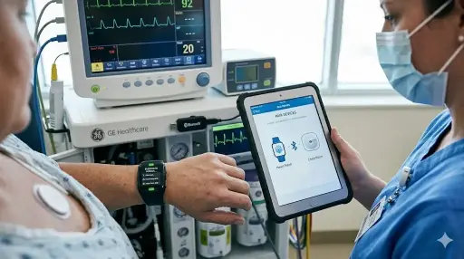 Kết nối thiết bị giám sát sức khỏe